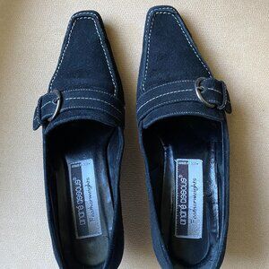 Andre Assous Suede Kitten Heels